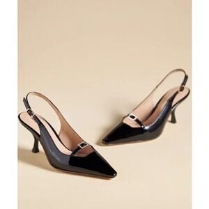 NWT Lola Cruz Taon Black Heels - 40 EU (9.5 - 10.0 US)